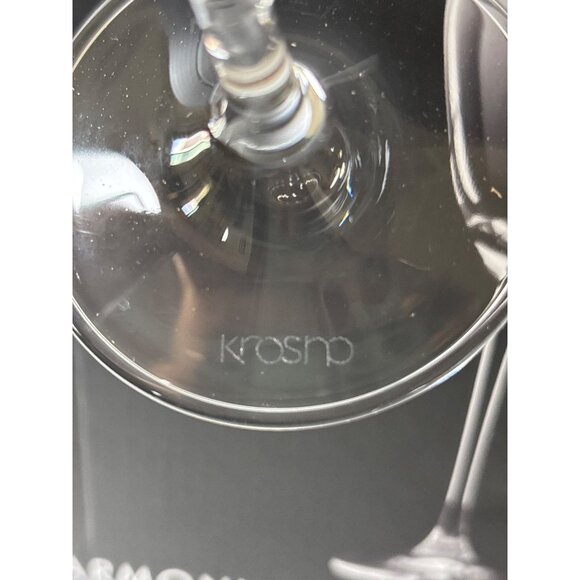 Krosno Champagne Flutes Harmony Collection NIB Set of 6 Crystalline Glass 6.8 oz - Picture 7 of 7